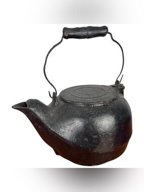 Antique Giles F. Filley's Excelsior Stove Works Cast Iron Tea Kettle Made In USA